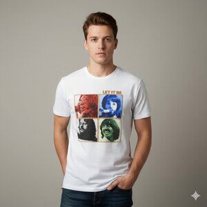 The Beatles Let It Be White Shirt